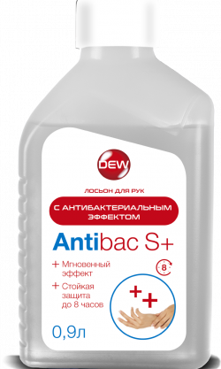 Антисептическое средство DEW Antibac S+ 900 мл (шт.)