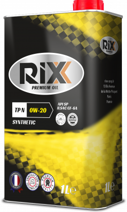 Cинтетическое моторное масло RIXX TP N SAE 0W-20 API SP-RC ILSAC GF-6A 1 л